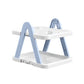 2/3 Tier Removable Shoe Rack Folding Storage Shelf Simple Space Saving Organizer - 2Tier-Blue
