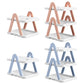 2/3 Tier Removable Shoe Rack Folding Storage Shelf Simple Space Saving Organizer - 2Tier-Blue