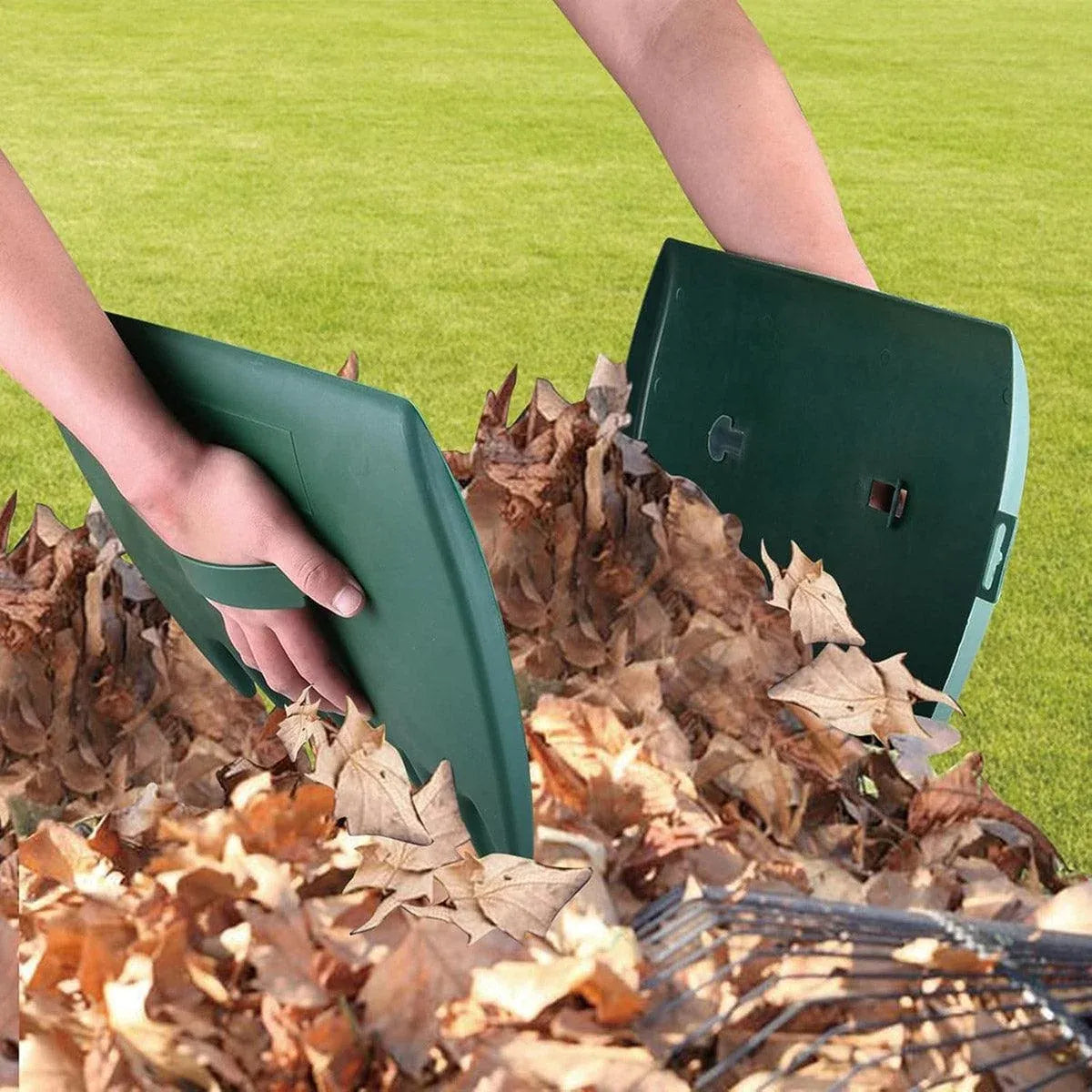 Outdoor Leaf Clips Gardening Tools Leaf Collection Rake for Fall Yard Cleanup
