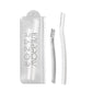 3Pcs Eyebrow Razor Set Facial Trimmer Shaver Blade Hair Remover Beauty Tool - 2X Eyebrow Razor+Scissor-White
