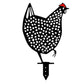 Garden Ornaments Chicken Yard Art Garden Backyard Lawn Decor Gift Easter Deco - C