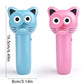 Interactive Rope Launcher Cat Toy for Play and Exercise Pet Teaser Toy for Cats - Pink