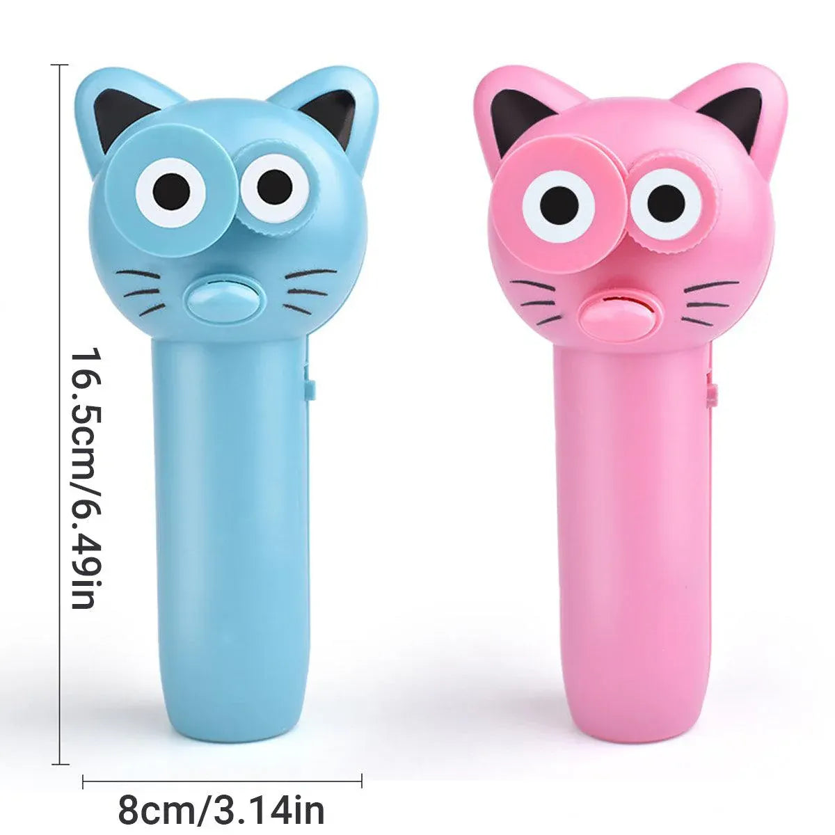Interactive Rope Launcher Cat Toy for Play and Exercise Pet Teaser Toy for Cats - Pink