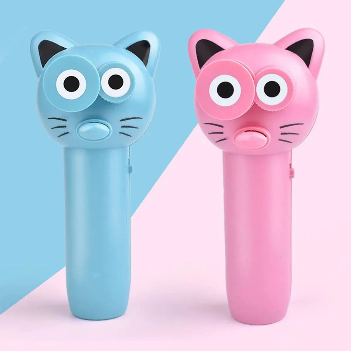 Interactive Rope Launcher Cat Toy for Play and Exercise Pet Teaser Toy for Cats - Pink