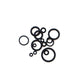 419 Pcs Rubber O Ring Kit Metric Grommet Seal Plumbing Garage O-Ring Assortment