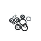 419 Pcs Rubber O Ring Kit Metric Grommet Seal Plumbing Garage O-Ring Assortment