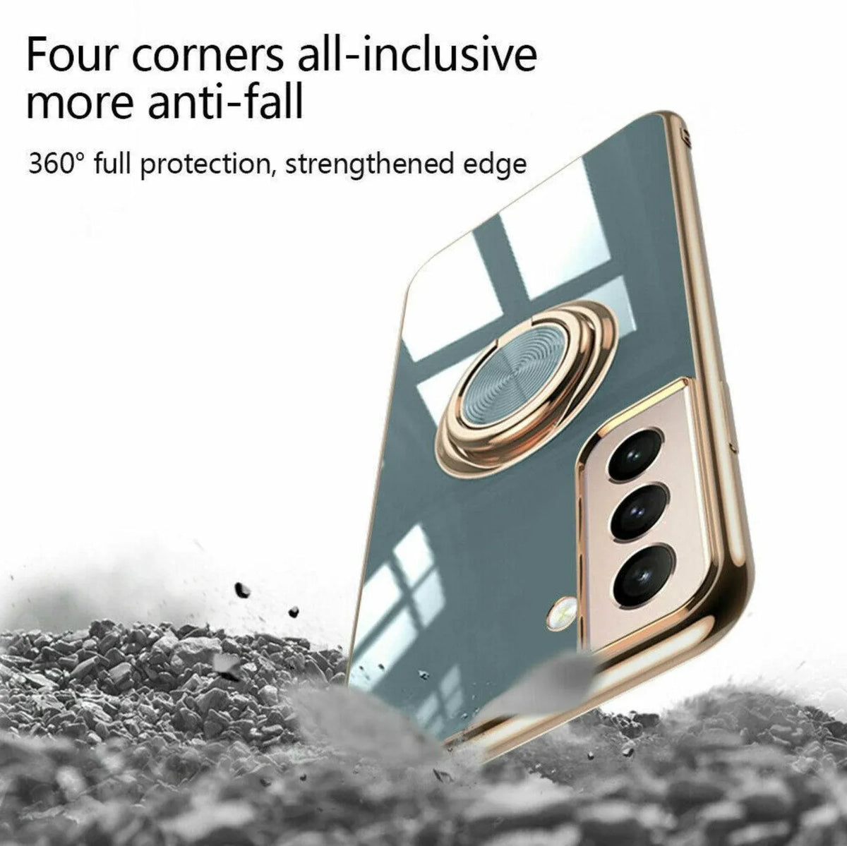 Magnetic Shockproof Ring Holder Case Cover For Samsung S22 Ultra S22Plus Note 20