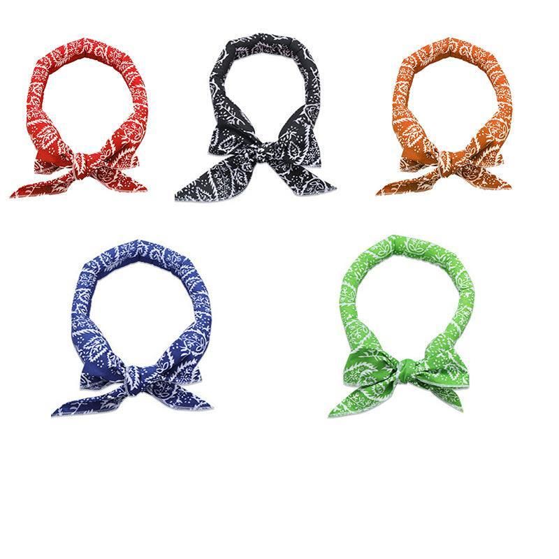 Bandana Headband Cooler Scarf Neck Ice Scarf Wrap Deluxe Outdoor Sport Cooling - Green
