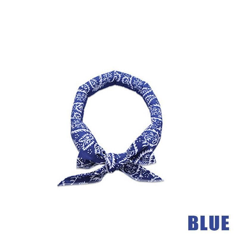 Bandana Headband Cooler Scarf Neck Ice Scarf Wrap Deluxe Outdoor Sport Cooling - Green