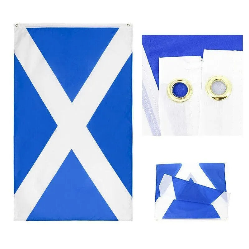 Large Scotland Scottish Flag Saltire Heavy Duty Outdoor 90 X 150 CM - 3ft x 5ft