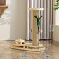 1-Piece Cat Scratching Post with Turntable Toy