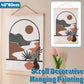 Scroll Painting with Solid Wood Hanger Traditional Chinese Style For Home Decor