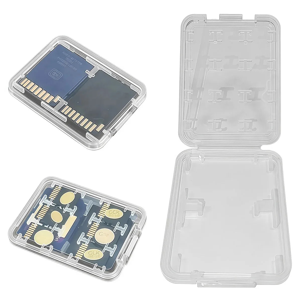 20PCS 8 in 1 Protective Case for Smartphones Camera with Multiple Card Slots