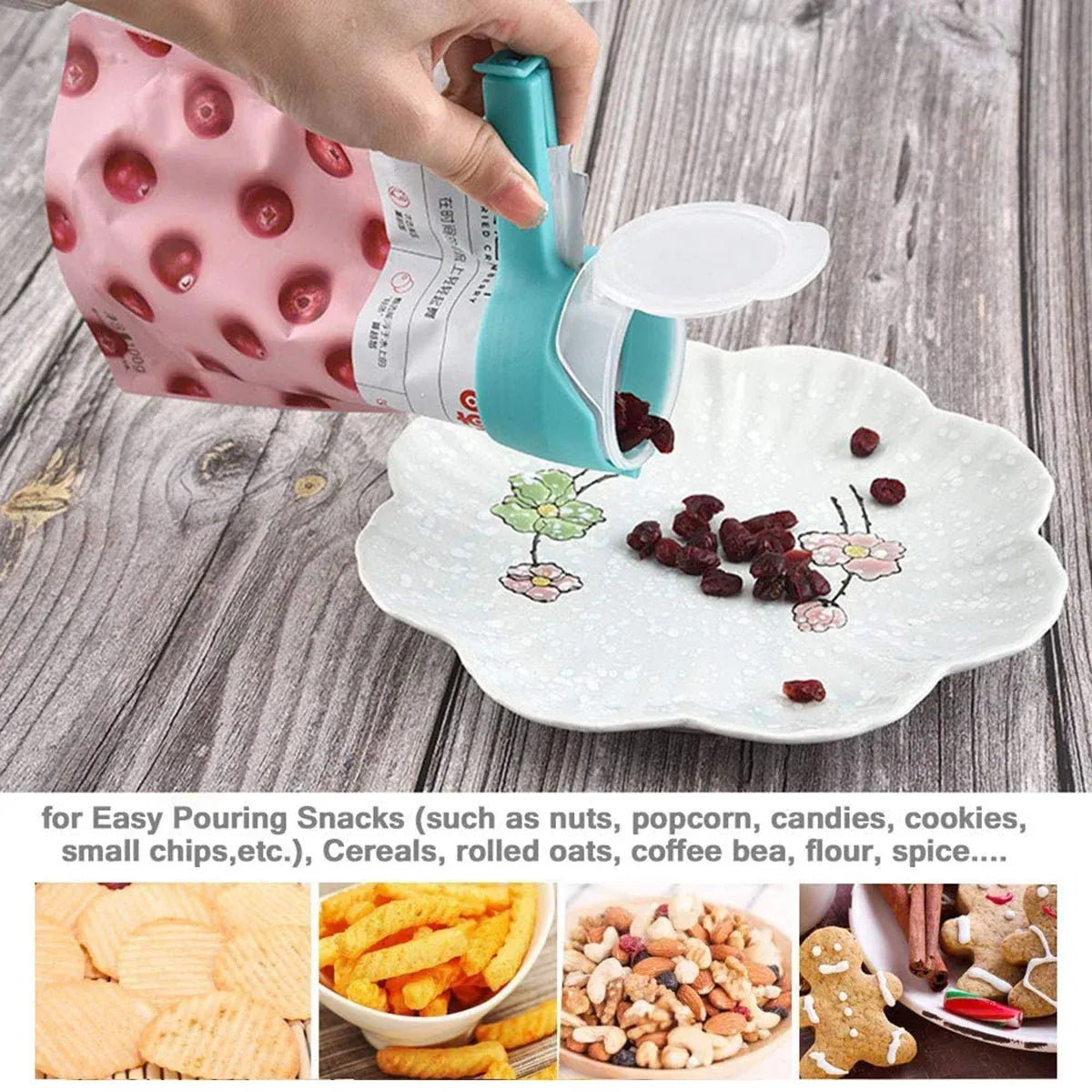 4 PCS Food Freshness Sealing Clip Moisture Proof Airtight for Food Storage