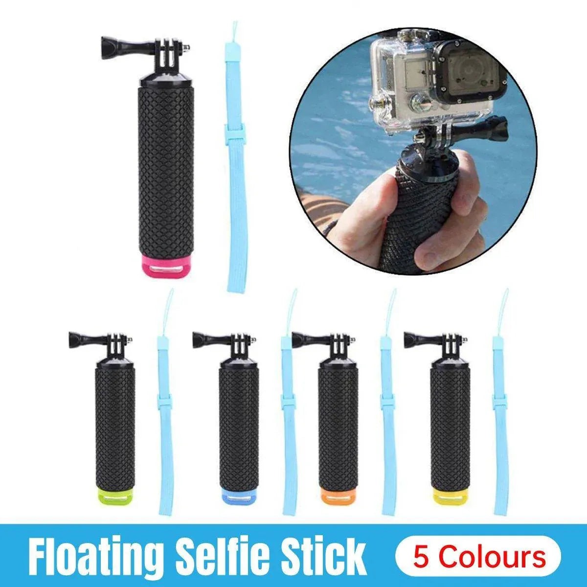 Floating Buoyancy Stick for Underwater Camera Diving Stabilizer Handheld Stick - Yellow