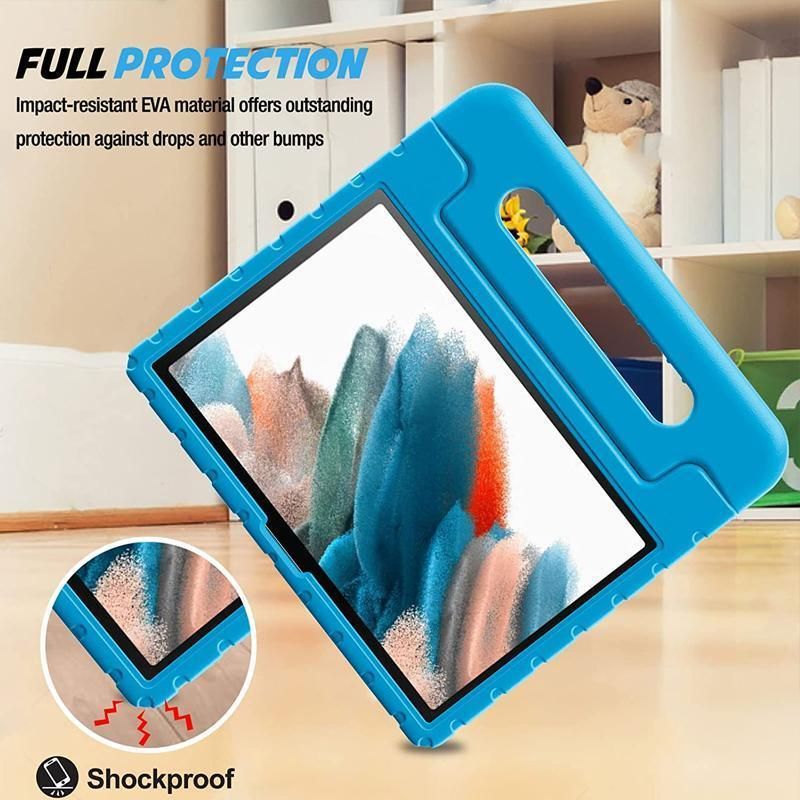 For Samsung Galaxy Tab A8 Plus 11Inch EVA Case Handheld Protective Drop Cover - Purple