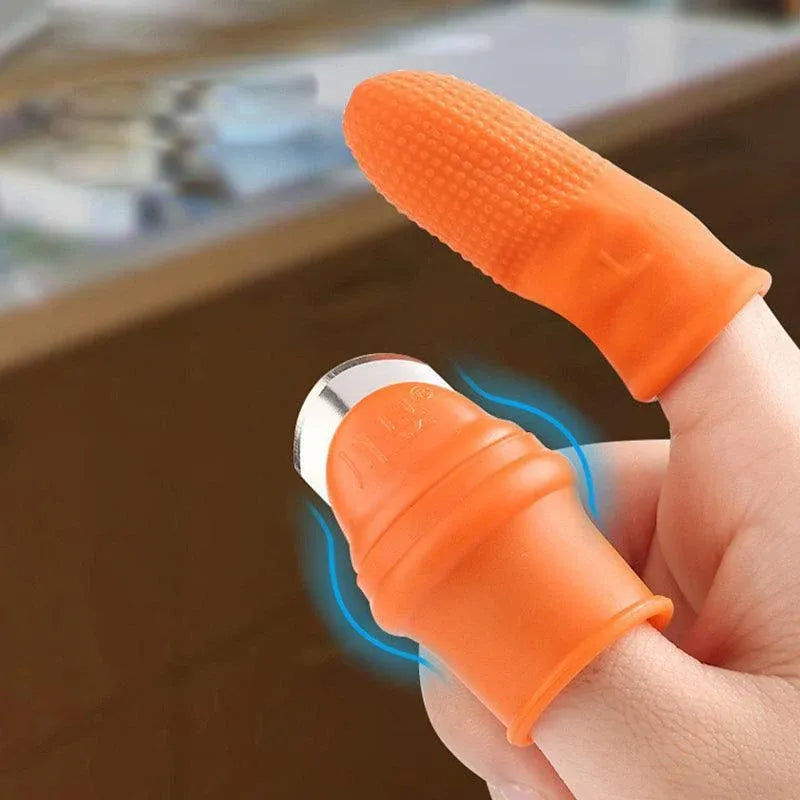 Garden Silicone Thumb Knife Finger Cutter Vegetable Harvesting Tool Picking Aid - S
