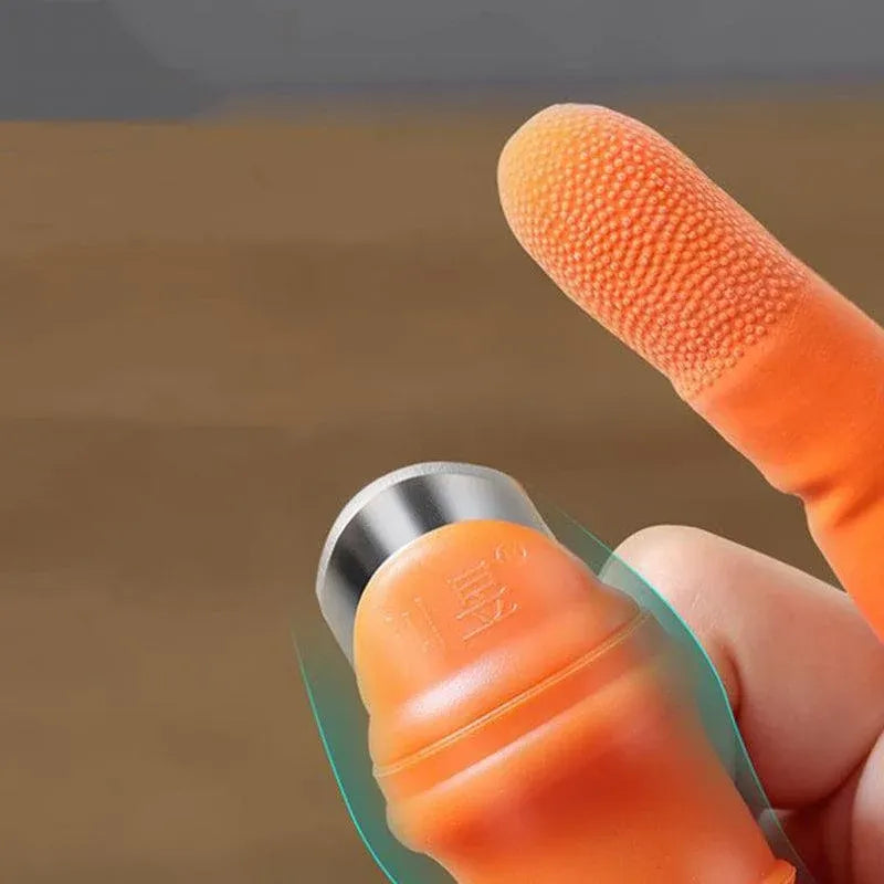 Garden Silicone Thumb Knife Finger Cutter Vegetable Harvesting Tool Picking Aid - S