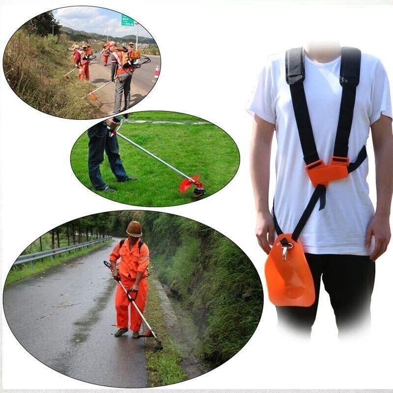 Universal Double Shoulder Harness Strap for Brush Cutter and Whipper Snipper