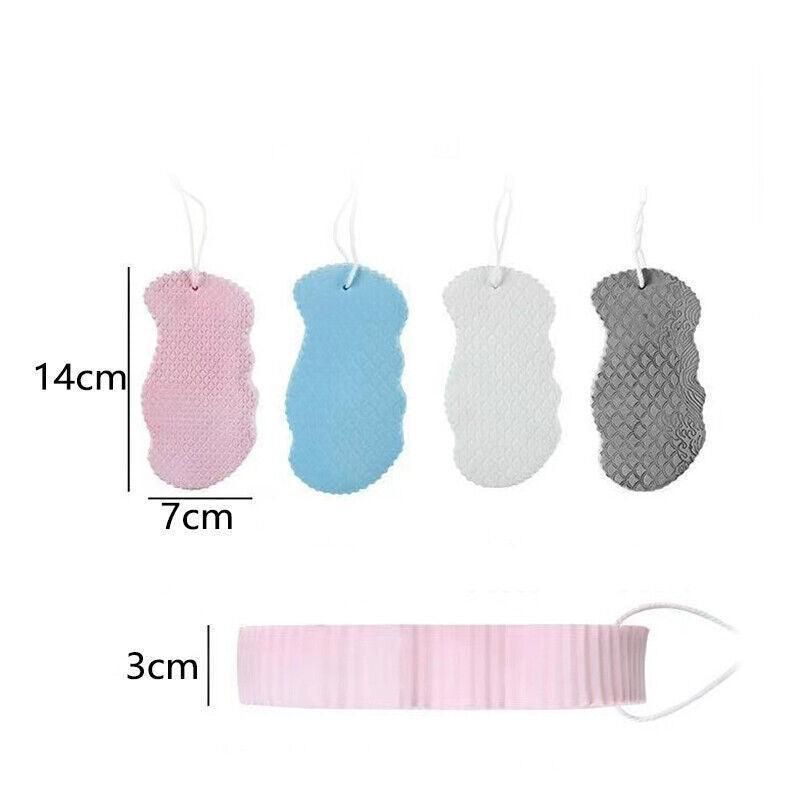 Exfoliating Shower Body Sponge Ultra Soft Bath Scrubber for Gentle Daily Use - Pink