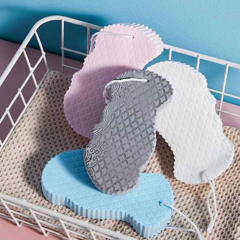 Exfoliating Shower Body Sponge Ultra Soft Bath Scrubber for Gentle Daily Use - Pink
