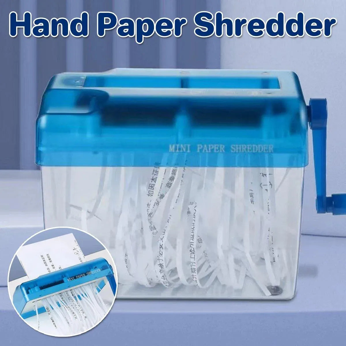 A6 File Hand Paper Shredder Straight Cutting Machine Manual Document Handmade
