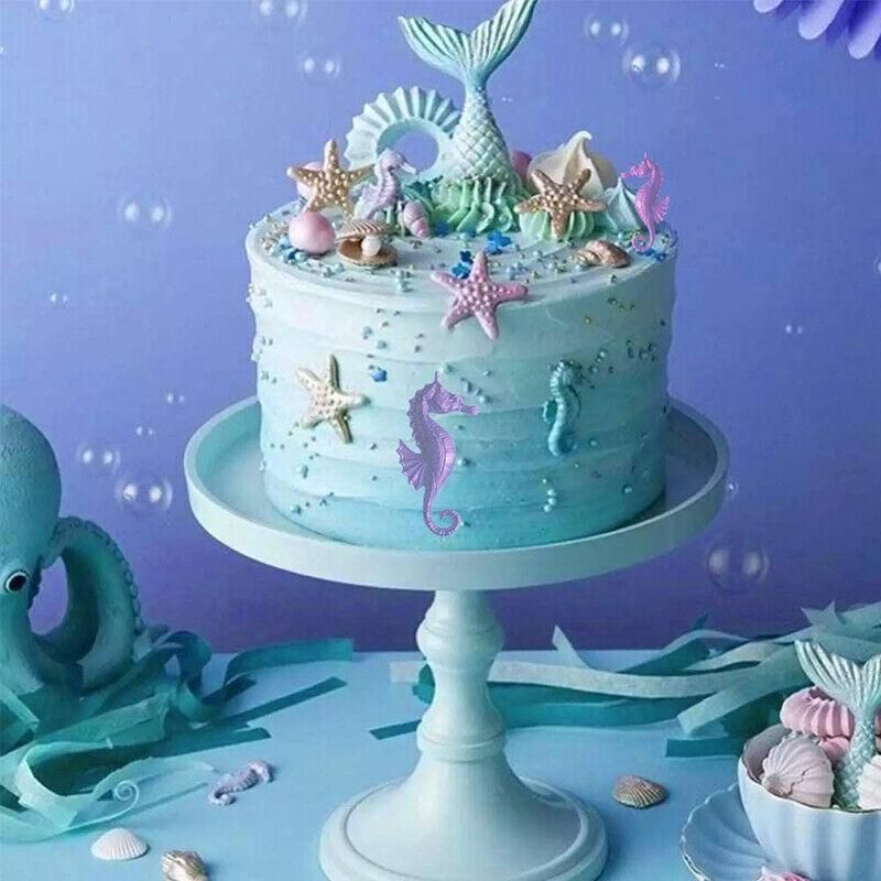 Mermaid Tail Sea Shell Silicone Cake Fondant Sugarcraft Mould Chocolate Mold - Mermaid Tail Large