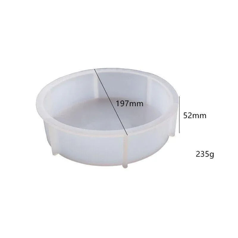 New Large Crystal Epoxy Resin Mould Geometry Cube Specimen Love Heart Round Mould - Rectangle