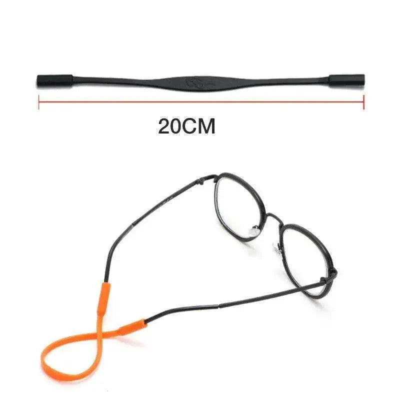 Silicone Reading Glasses Band Cord 21cm for Eyewear Stability - Clear