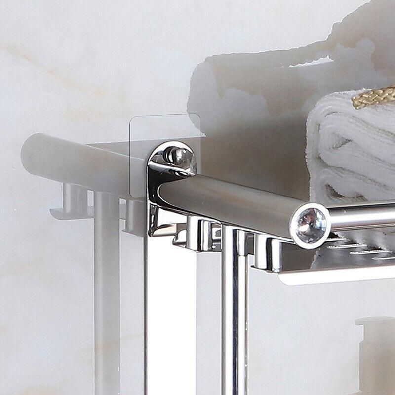 10X Punch-Free Adhesive Wall Hanging Hooks - 10mm