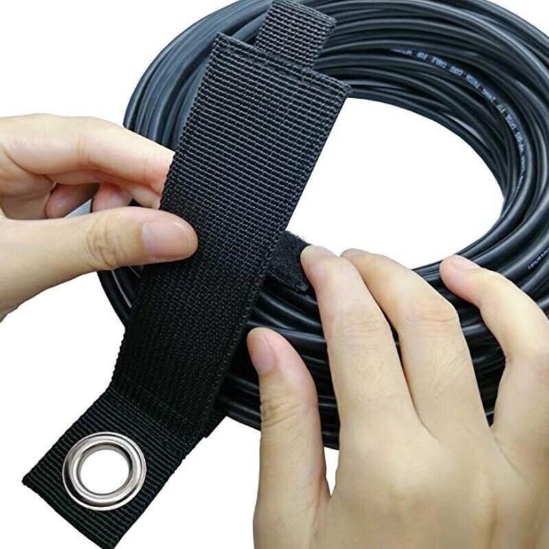 3X Organizer Cord Holder Heavy Duty Cable Storage Straps Extension 6 Sizes - 50*435mm