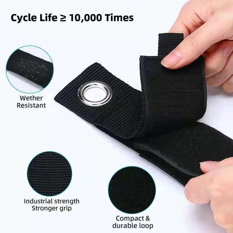 3X Organizer Cord Holder Heavy Duty Cable Storage Straps Extension 6 Sizes - 50*435mm