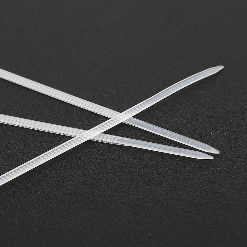 250-1000X Cable Ties Zip Ties Nylon Uv Stabilised Bulk White Clear Cable Tie - 3*150mm 500PCS