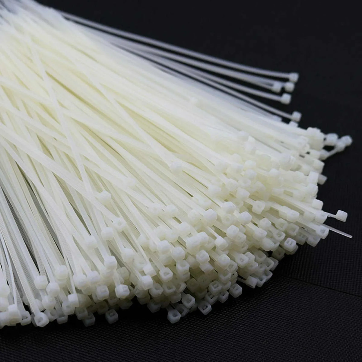 250-1000X Cable Ties Zip Ties Nylon Uv Stabilised Bulk White Clear Cable Tie - 3*150mm 500PCS