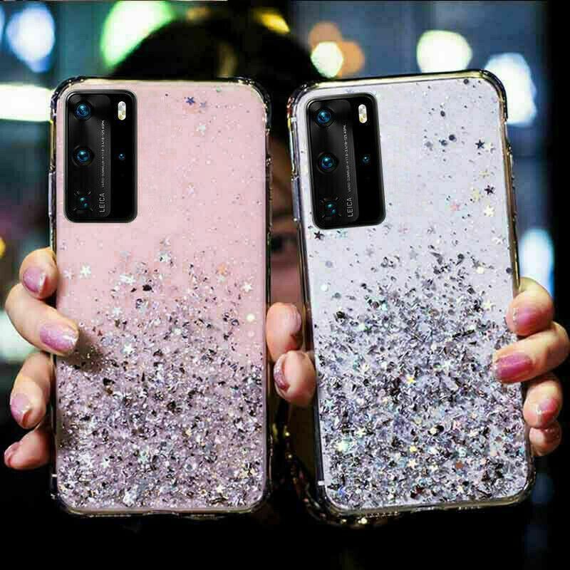 For Samsung Galaxy S20 Fe S21 Ultra S20 Shockproof Bling Glitter Soft Case Purple - For Samsung Note20Ultra