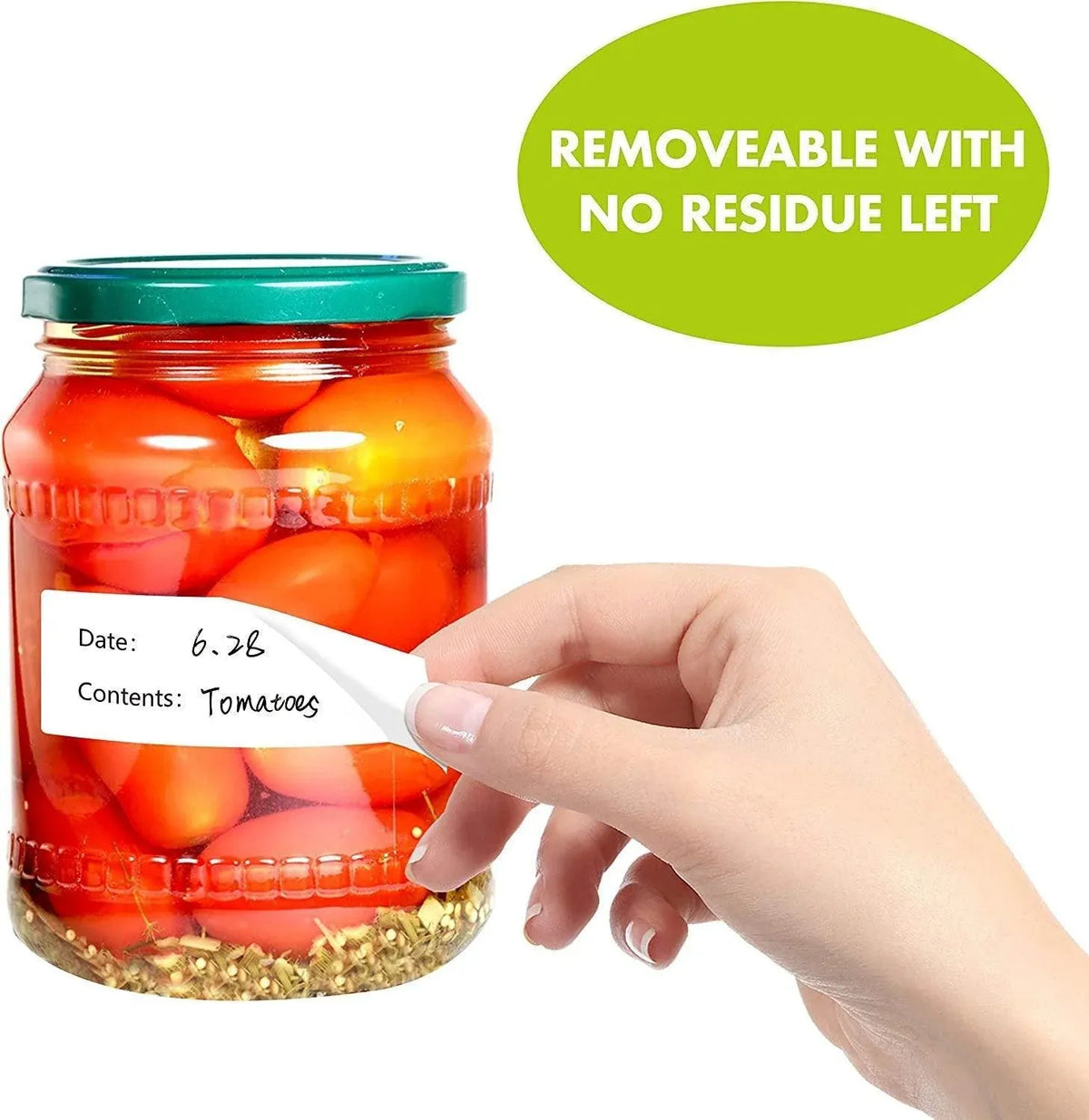 500PCS Kitchen Stickers Refrigerator Freezer Food Storage Date Content Labels