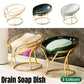 Soap Box Punch-free Bathroom Soap Tray Drain Storage Rack Household Soap Holder - Transparent