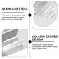 Stainless Steel Soap Dish Bathroom Soap Box Wall Mounted Rack Hanger for Shower - Punch type