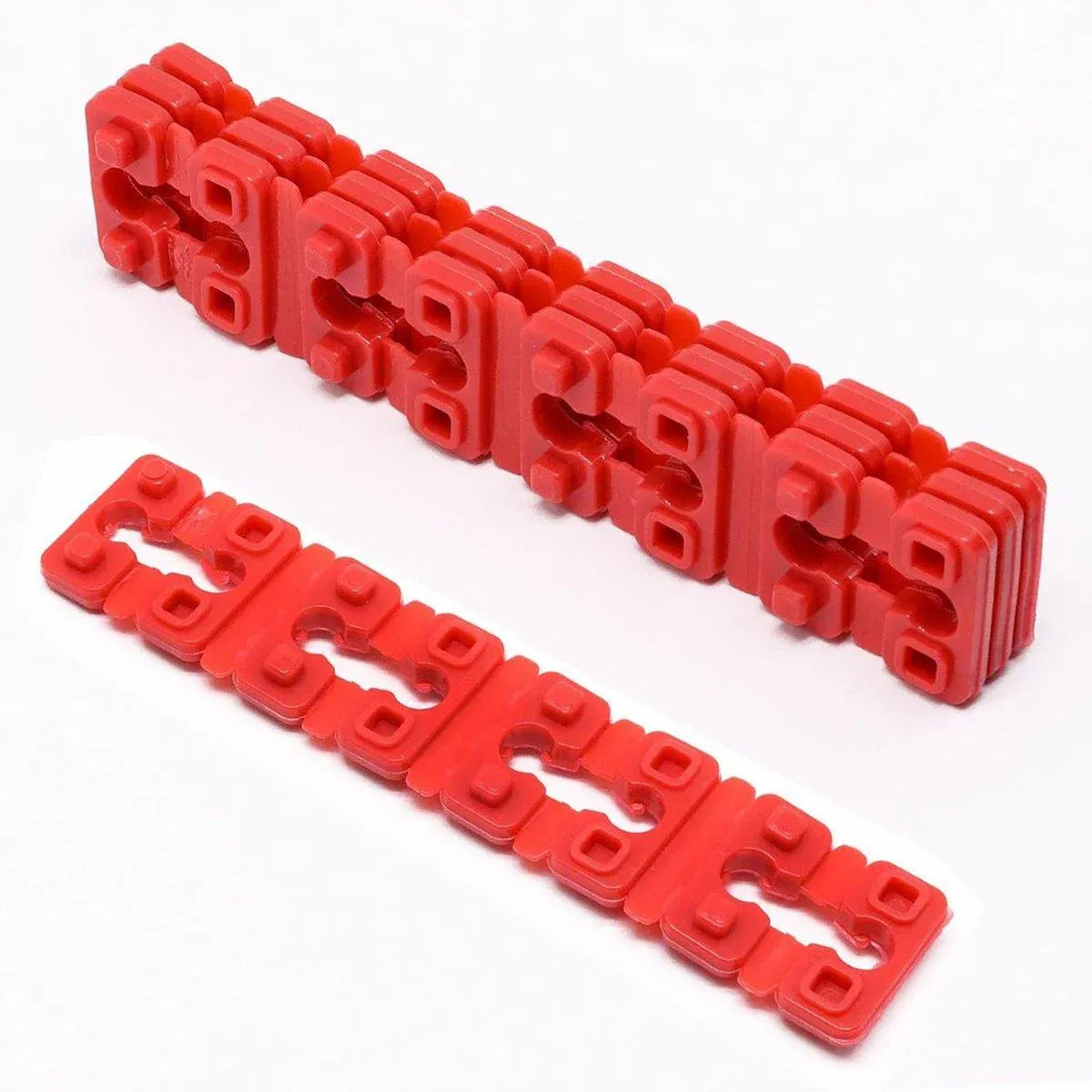 12/100pcs Red Switch and Receptacle Spacers Adjustable Depth Electrical Tool - 12PCS