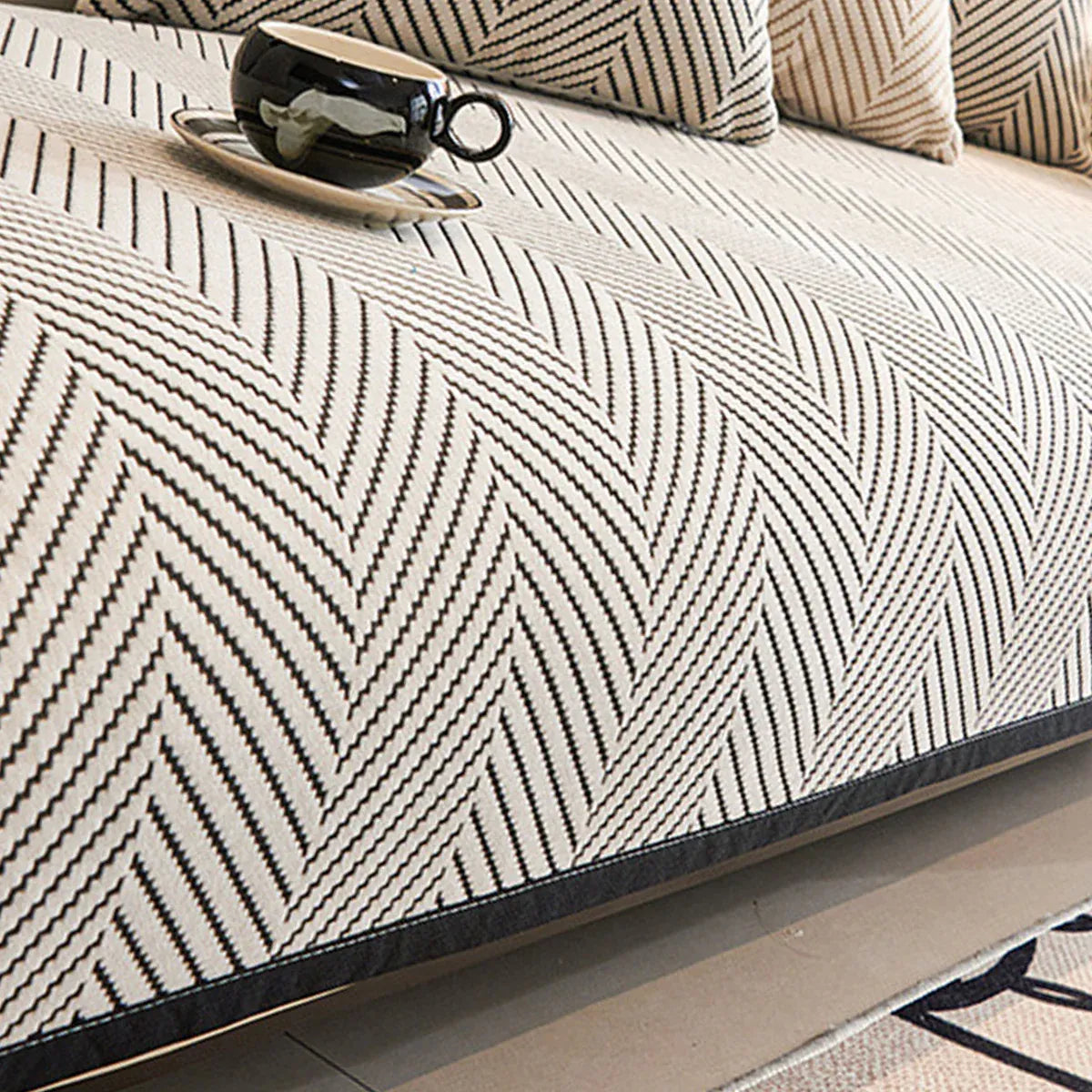 Sofa Cushion Cover Modern Couch Protector Furniture Seat Slipcover Pad