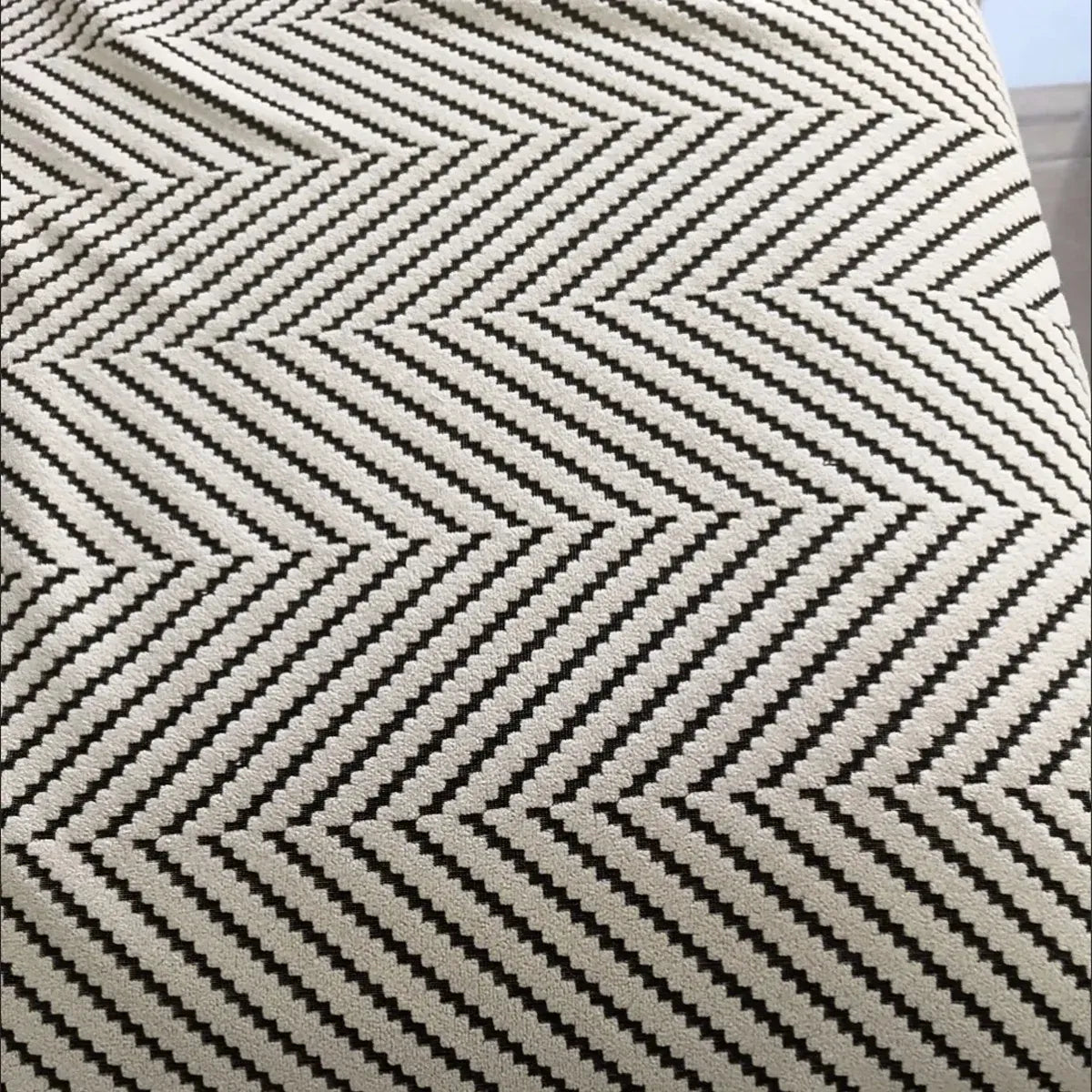 Sofa Cushion Cover Modern Non Slip and Pad 70x210cm Black 10