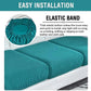 Stretch Sofa Slipcover 4 Seasons Universal Couch Protector Elastic Fabric Cover - Single-Blue