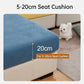 Stretch Sofa Slipcover 4 Seasons Universal Couch Protector Elastic Fabric Cover - Single-Blue