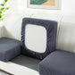 Stretch Sofa Slipcover 4 Seasons Universal Couch Protector Elastic Fabric Cover - Single-Dark-Grey