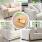 Sofa Armrest Foldable Tray Organizer Dinner Plate Storage Tray Multi-purpose
