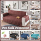 190x195cm Seater Pet Sofa Protector Cover Quilted Couch Covers Lounge Slipcover - Grey