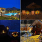 Lights Outdoor Path Landscape Lamps Solarlamp 12led 80295 4pcs LED Solar Flickering