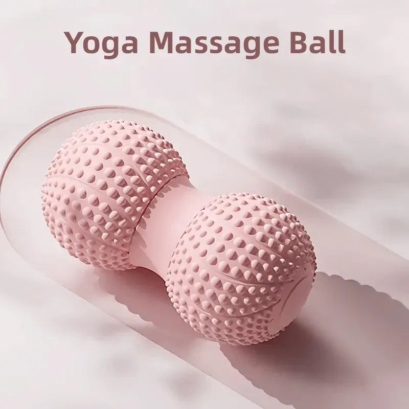 Peanut Massage Ball Foot and Muscle Relaxation Yoga Fitness Massage Tool - Green