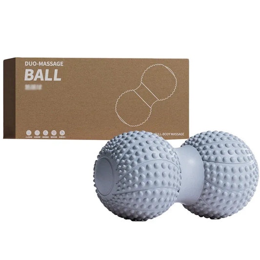 Peanut Massage Ball Foot and Muscle Relaxation Yoga Fitness Massage Tool - Grey