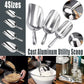 4 Sizes Aluminum Alloy Ice Shovel Flour Rice Scoop Multipurpose Kitchen Tool - S
